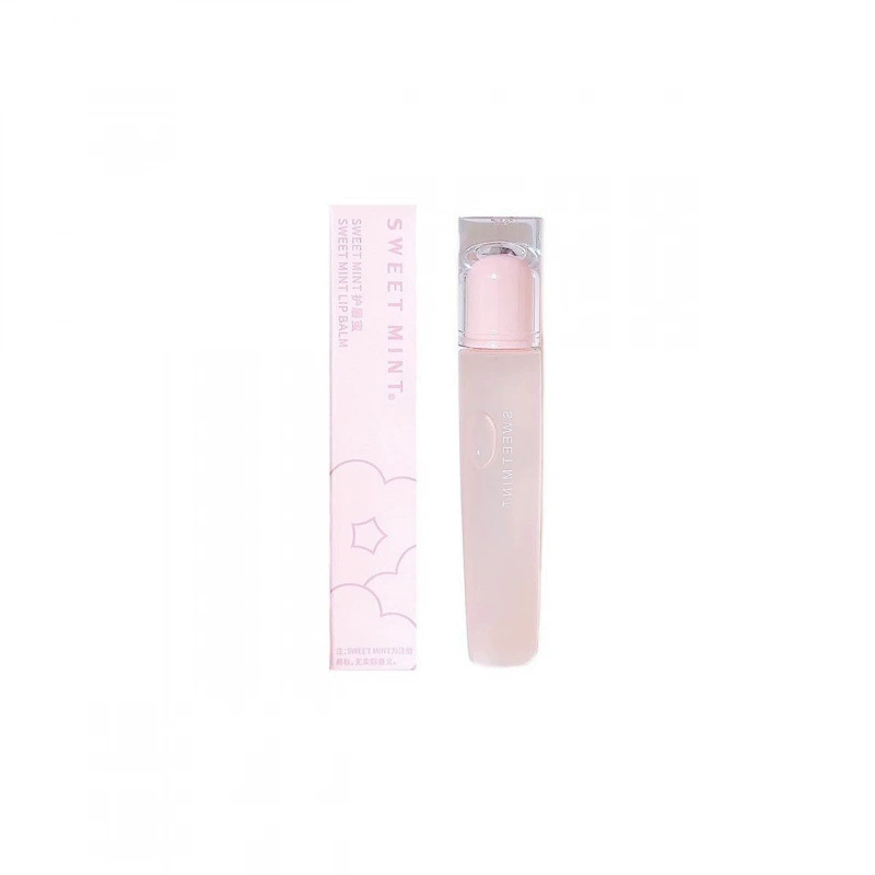 SWEET MINT Lip balm, moisturizing base lip gloss, intense hydration, plump lips effect