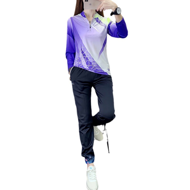 Quick dry overall, long-sleeve, ultra light breathable camouflage T-shirt, travel autumn sports suit for gym, for running 5