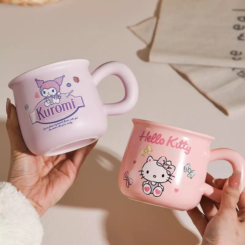 Coulomi taza Sanrio Regalo creativo de alto valor Taza para beber resistente a altas temperaturas Regalo de cumpleaños lindo para niños