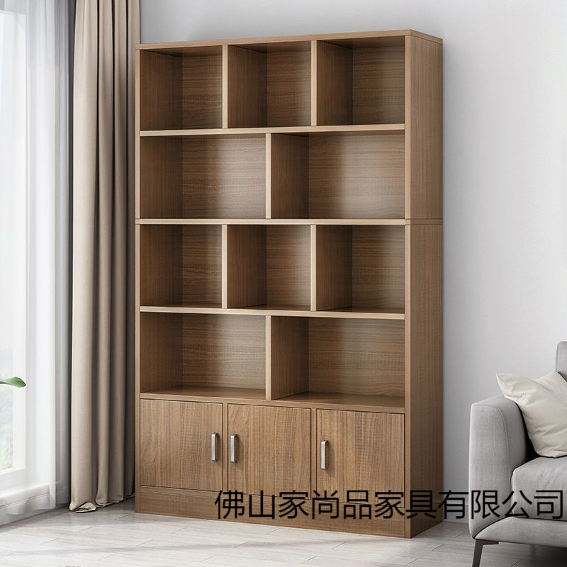 Children's Solid Wood Bookshelf Floor-Standing Storage Rack Multi-Layer Living Room Wall Cabinet Storage Cabinet Student Storage Home Bookcase