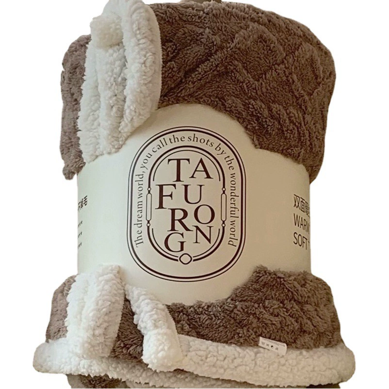 Трансграничное Новое сплошное цветное хлопковое флисовое жаккардовое одеяло Двустороннее Флисовое одеяло из ягненка Фланелевое одеяло Коралловый флис Подарочное одеяло