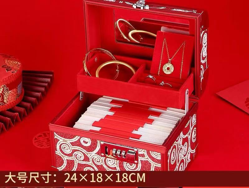 Caja de Regalo para Dinero, Caja de Regalo para Herramientas, Caja de Almacenamiento para Regalos de Compromiso, Joyero para Boda, Caja de Regalo para Propuesta de Matrimonio, de Alta Gama