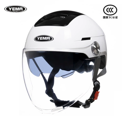 Ym370S Double Mirror Half Helmet – Motorcycle Safety Supplies
