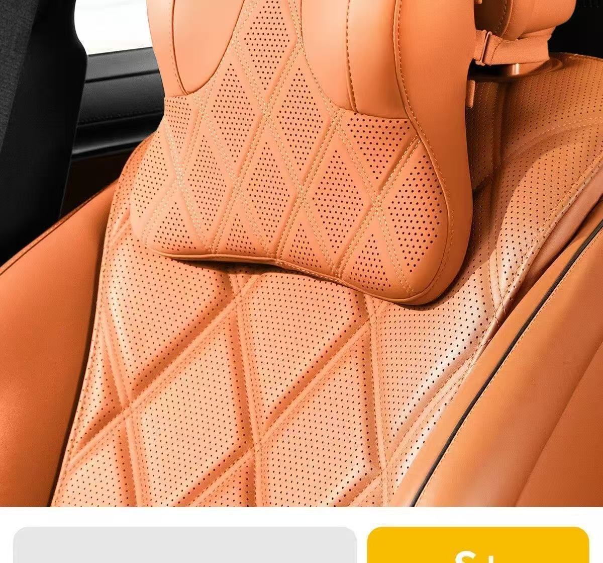 Suitable for Xiaomi, Li Auto, Tesla, AITO, BYD car headrest cushions, high-end car neck pillows and cushions