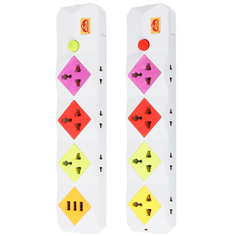 Exportación de exportación África y Oriente Medio color panel USB tres cuatro cinco enchufes