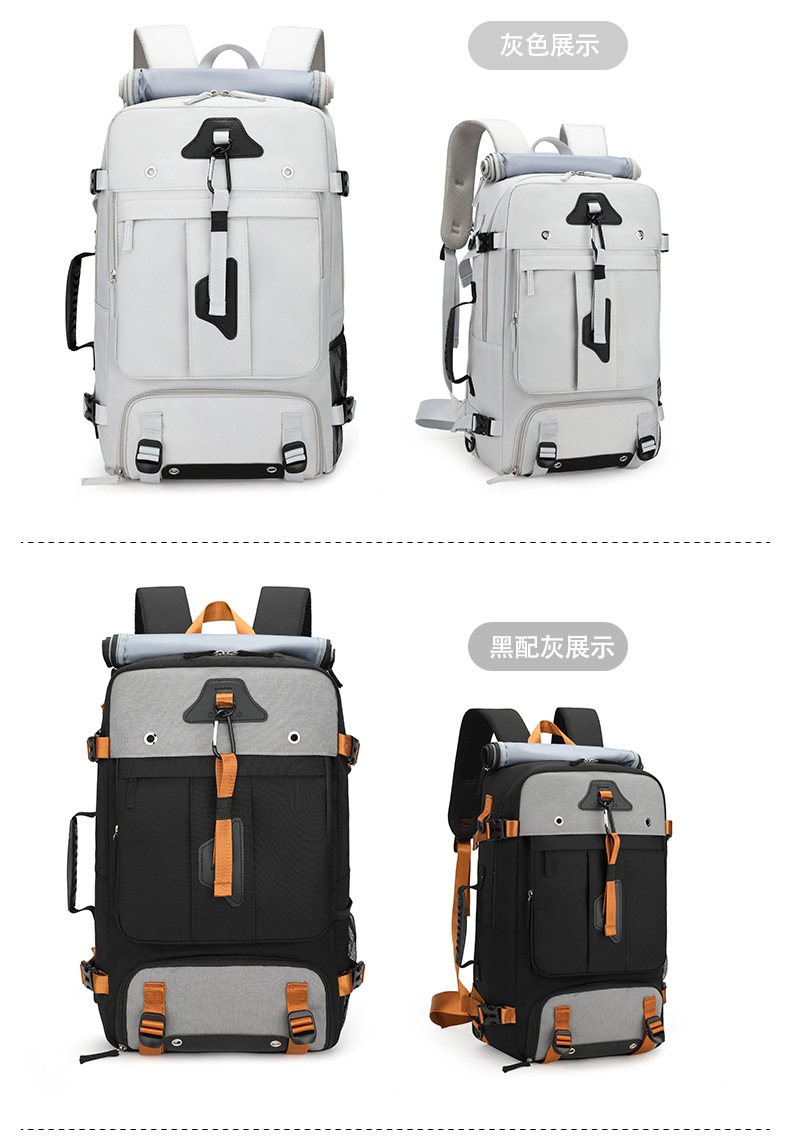 New super large capacity male outdoor expandable travel cabin size backpack travel large luggage bag
