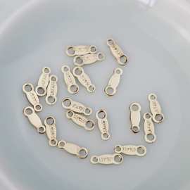 材料项链收尾手工扣14K包金连接扣连接片连接片diy手链配件饰品