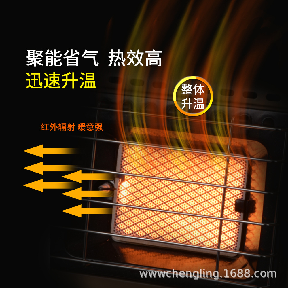 Hermano jiedeng BRS-H23 calentador de gas portátil al aire libre calentador tienda acampar al aire libre pequeño sol