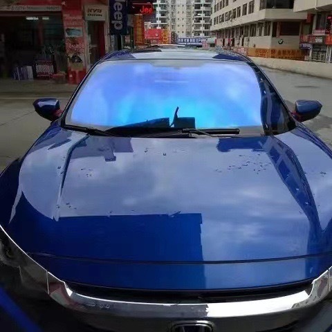 Manufacturer Imperial Purple Ghost Rose Colorful Front Window Film Car Window Sunscreen Film Heat Insulation Film Car Solar Film