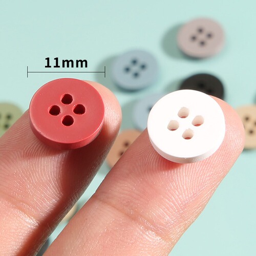 Resin shirt buttons, round colored shirts, cardigans, versatile buttons, high-end men's and women's clothes, cuffs, neck buttons