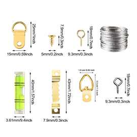 供跨境相框五金配件 十字绣裱装油画挂钩小五金多款尺寸可选 现货