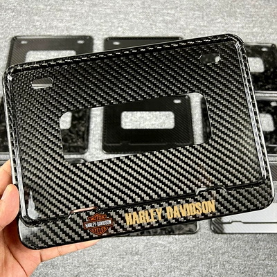 Suitable for Motorcycle Rear License — Nömrə qabı - harley-english-model-delivered-with-stainless-steel-screwsshockproof-pads