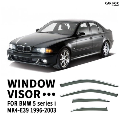 Rain shield – Suitable for Imported Bmw - standard-packing-without-logo-bmw-5-series-i-short-shaft-mk4-e39-1996-2003-with-bright-strips-rain-shield-corner-protection-packaging