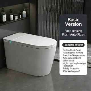 Voice Sensor Anti-splash Deodorant Smart Toilet