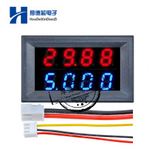 DC0-200V 10A LED双数显电压电流表头高精度双显四位电流电压表