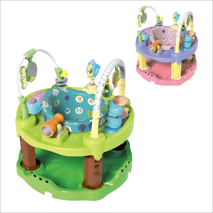 Cross-Border Baby Multifunctional Soothing Jumping Chair Children's Educational Toys Rotating Crawling Game Blanket Fitness Stand