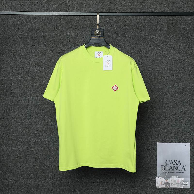 European and American Trendy Brand Casablanca Summer New Pool Casual Thin Short-Sleeve T-Shirt for Men and Women European and American Trendy Brand Casablanca Summer New Pool Casual Thin Short-Sleeve T-Shirt for Men and Women