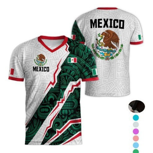 2026 New Model Cross-Border Independent Site Amazon New Mexico World Cup T-Shirt Football Short-Sleeve Merchandise Series