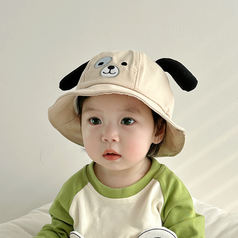 Sombreros para bebés primavera y otoño sombreros para bebés sombreros pescadores lindos super delgados sombreros para bebés masculinos y femeninos sombreros para protegerse del sol