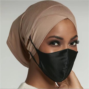 high quality pure mercerized cotton exposed ear cap small cap cross base cap high stretch mercerized cotton