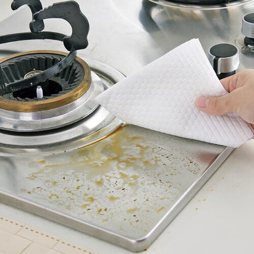 Lazy rag kitchen household hand and foot rag disposable dishwashing cloth non-stick oil thickening water absorption wholesale manufacturer