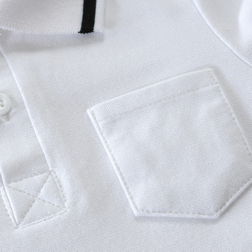Bara Infant Pocket Short Sleeve Polo Shirt Summer Wear 100% Cotton Children's Clothing Children's Top Summer T-Shirt 0-6 Years 