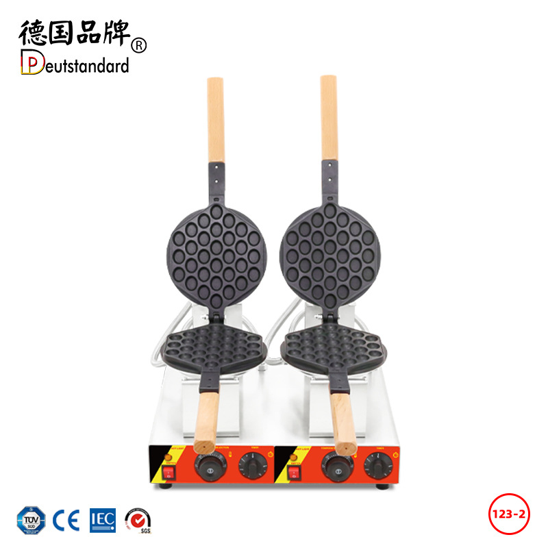 商用香港经典QQ鸡蛋仔机器电热港味奶香蛋仔饼设备双头鸡蛋仔机器