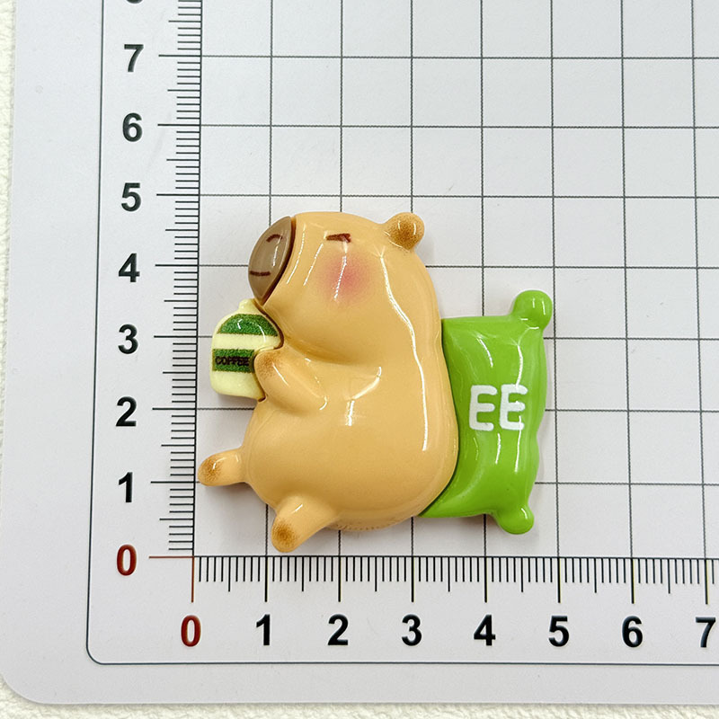 工場直販漫画カピバラクリエイティブ手作り diy キーホルダー冷蔵庫マグネット携帯電話ケース樹脂アクセサリーパック|undefined