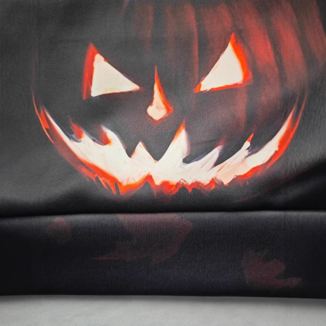 Moda Thriller Halloween Pumpkin Wizard Impresión 3D Moda para hombres Bolso con cordón de manga larga con cordón Suéter con capucha