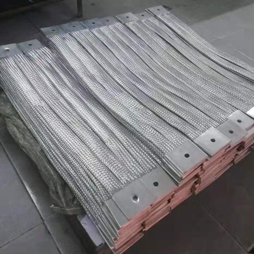 镀锡铜编织软连接 铜编织软连接 铜绞线软连接 裸铜线软连接加工