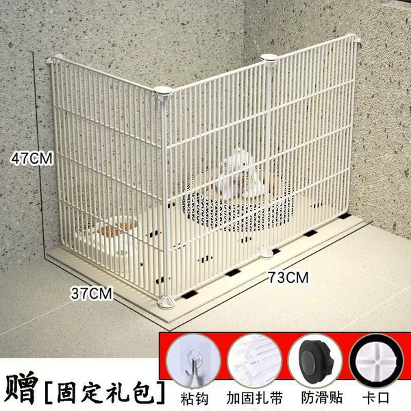 3 white wall-mounted pieces - length 73, width 37, height 47cm