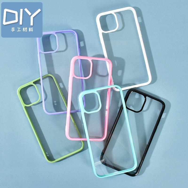 diy handmade crystal epoxy cream glue Apple 12 Apple 11 Apple X groove phone case cream glue homemade