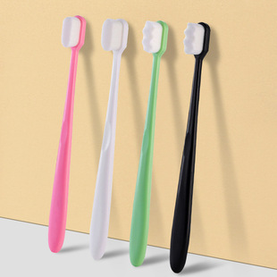 Adult Toothbrush, Ten Thousand Bristles Toothbrush, Household Oral Cleaning Couple Simple Toothbrush, Fine Filament Toothbrush