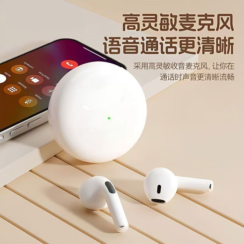 メーカーは新しいPro6レザーテクスチャードリアルワイヤレスセミインイヤーランニングスポーツ高品質Bluetoothヘッドセットを越境で供給|undefined