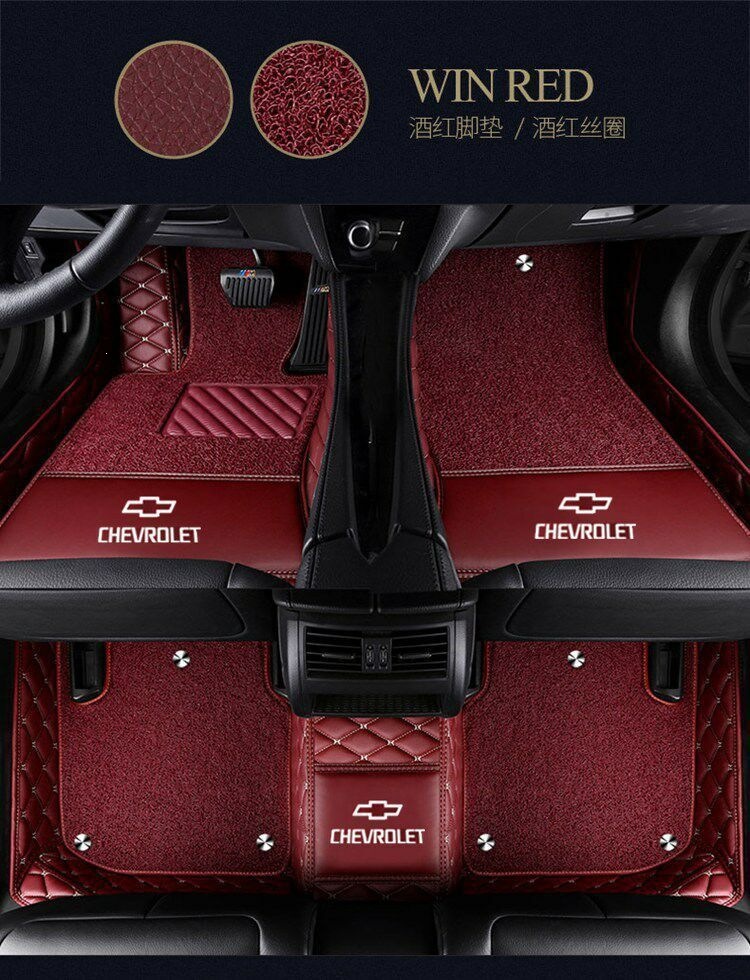 Suitable for Chevrolet Cavalier, Cruze, Malibu XL, Equinox, Trax, and Monza full-coverage car floor mats