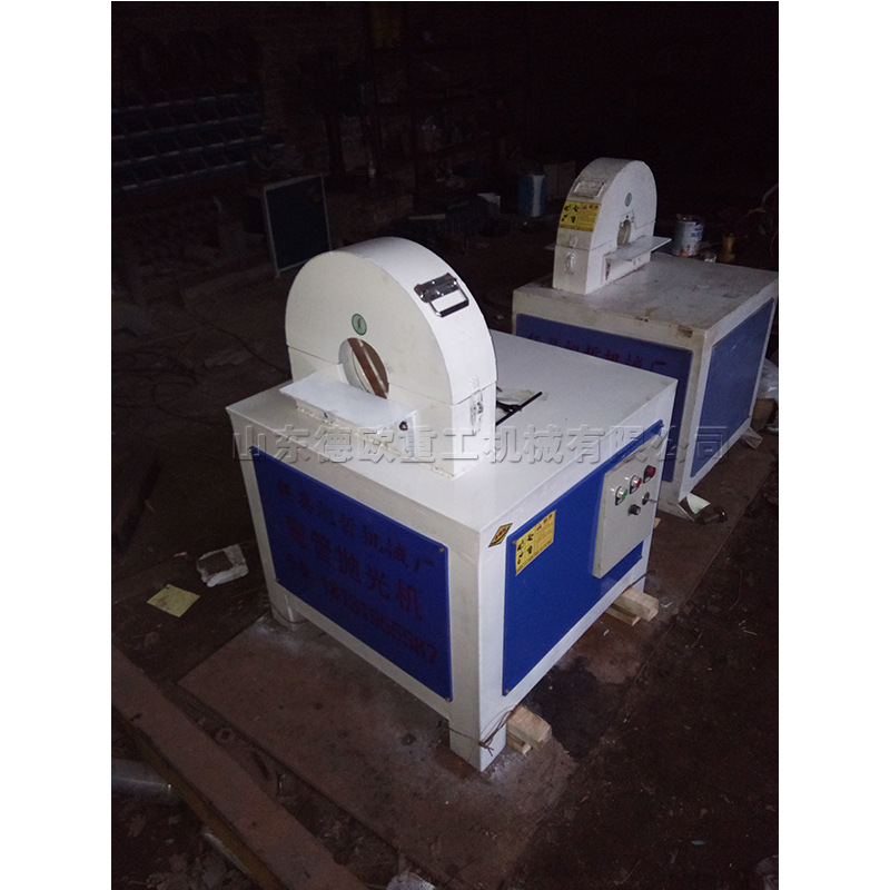 30弯管砂光机 圆锥管椭圆扁管磨砂机 小型弯曲圆管砂带打磨设备