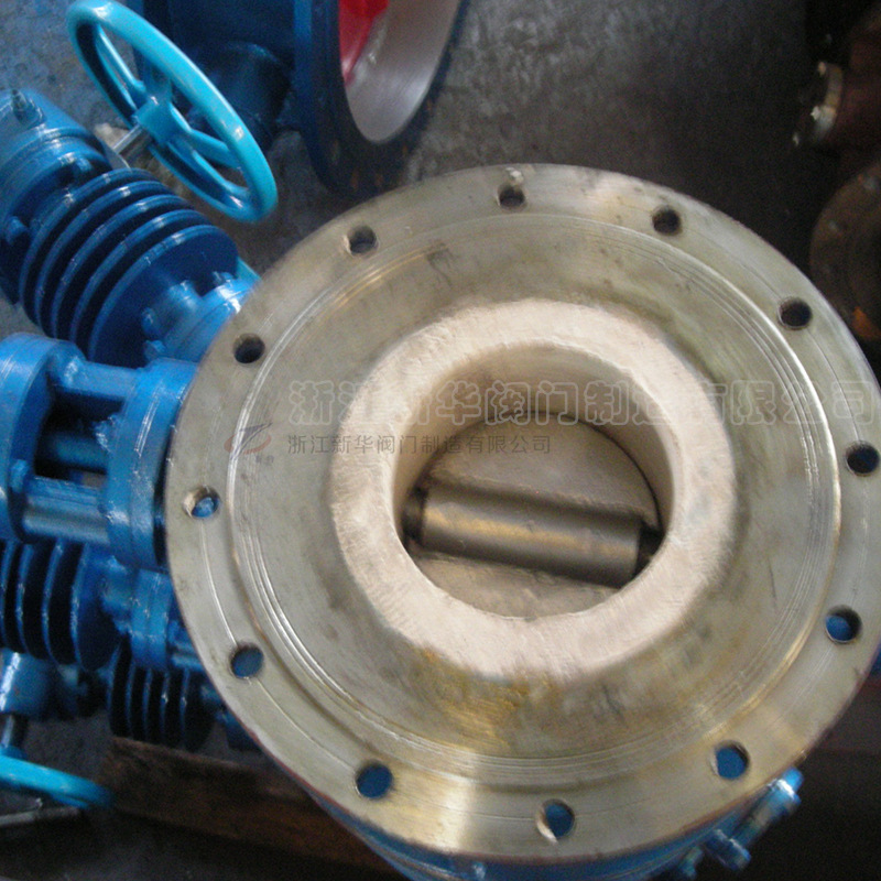 浙江新华阀门 D3111保温型手动高温蝶阀大小口径烟尘气自动调节阀