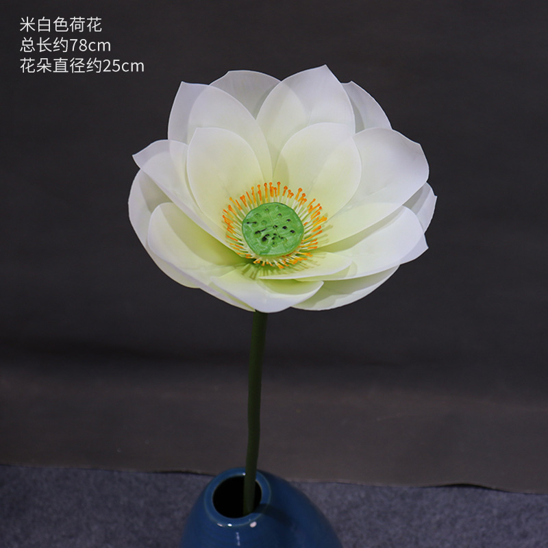 Material de flor de boda blanco brumoso artificial Misty Wedding Hall decoración camino plomo arreglo de flores techo flor artificial Flor de plástico