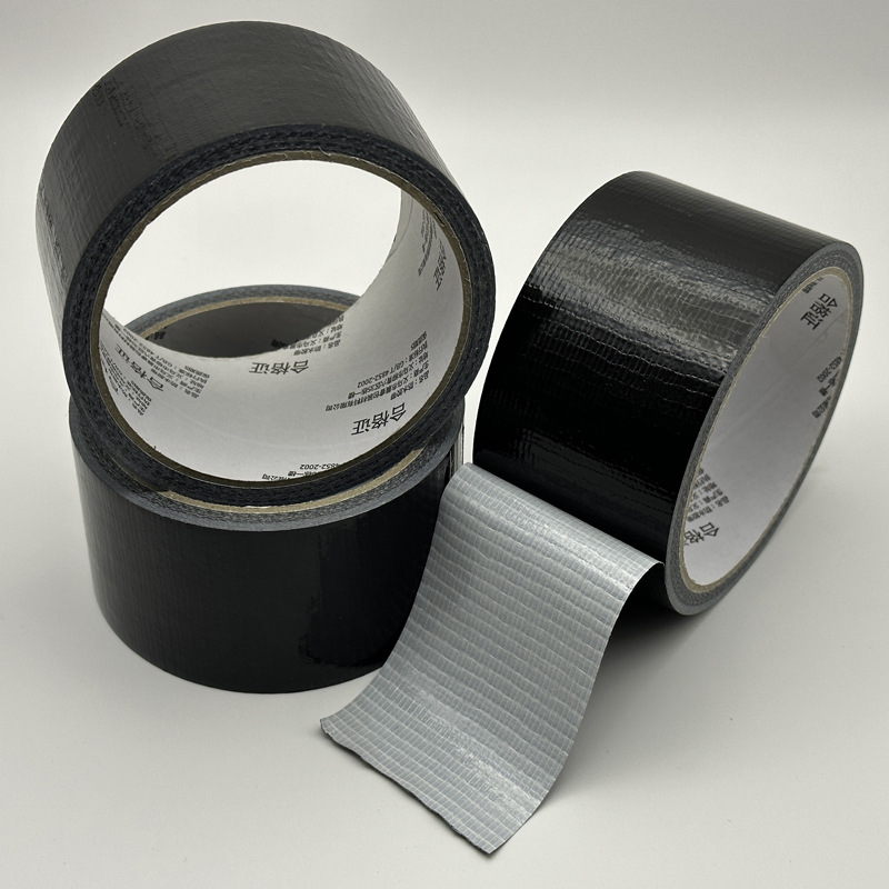 Cojín de reparación cinta adhesiva base de tela negra unilateral alfombra a prueba de viento agujero para exhibición de alfombra adhesiva impermeable a prueba de agua