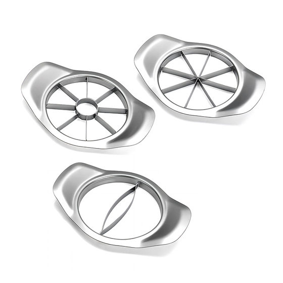 Factory direct supply creative stainless steel manual apple mango cut easy corer fruit equal split slitter