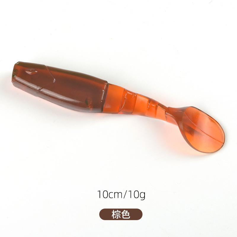 外国貿易クロスボーダー 10 センチメートル水中 T テールソフトベイトバイオニックベイト PVC 素材高弾性伸縮性ソフトベイト卸売|undefined