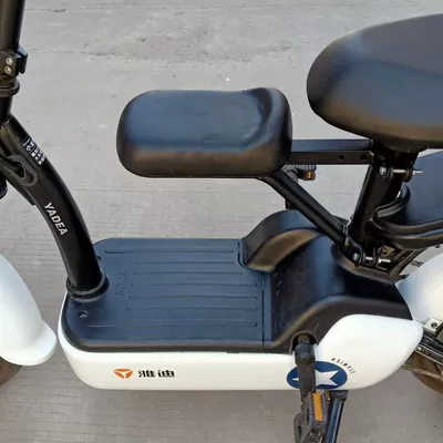 Electric Vehicle Front-Mounted Child Seat, Electric Motorcycle Seat, Baby Chair, Scooter, Infant Extended Seat (Electric car child seat) - black-single-seater