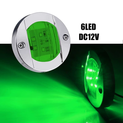 truck side light, Other lights - green-shell-green-light-12-24v