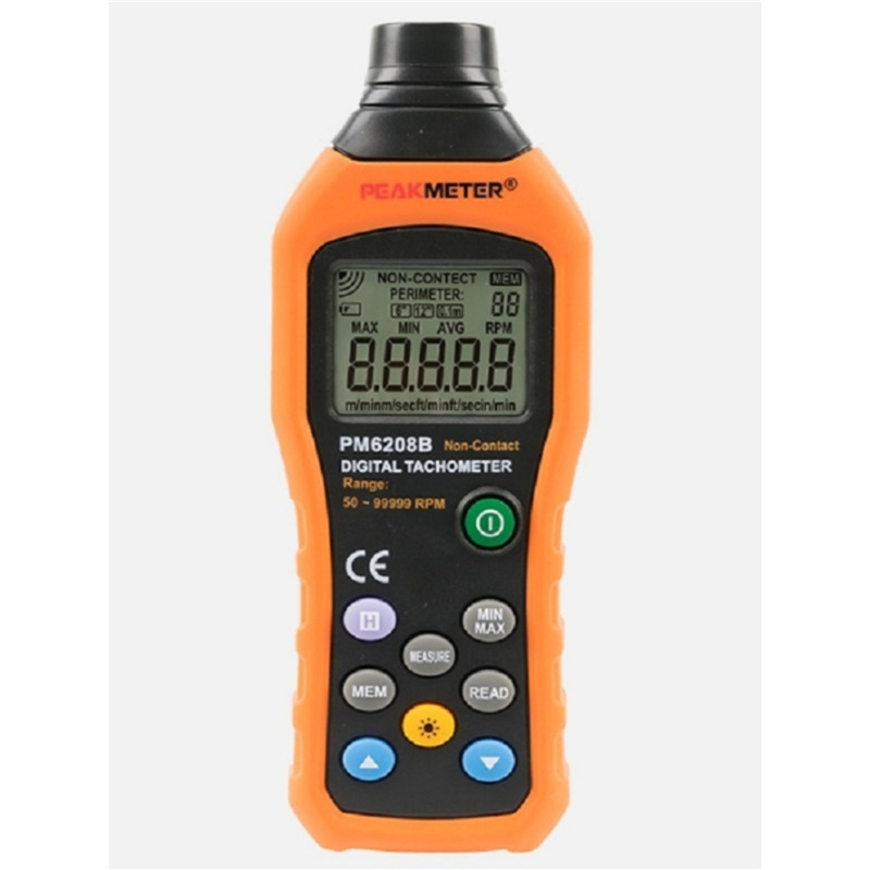 华谊PM6208A转速表PM6208B非接触式转速计PEAKMETER