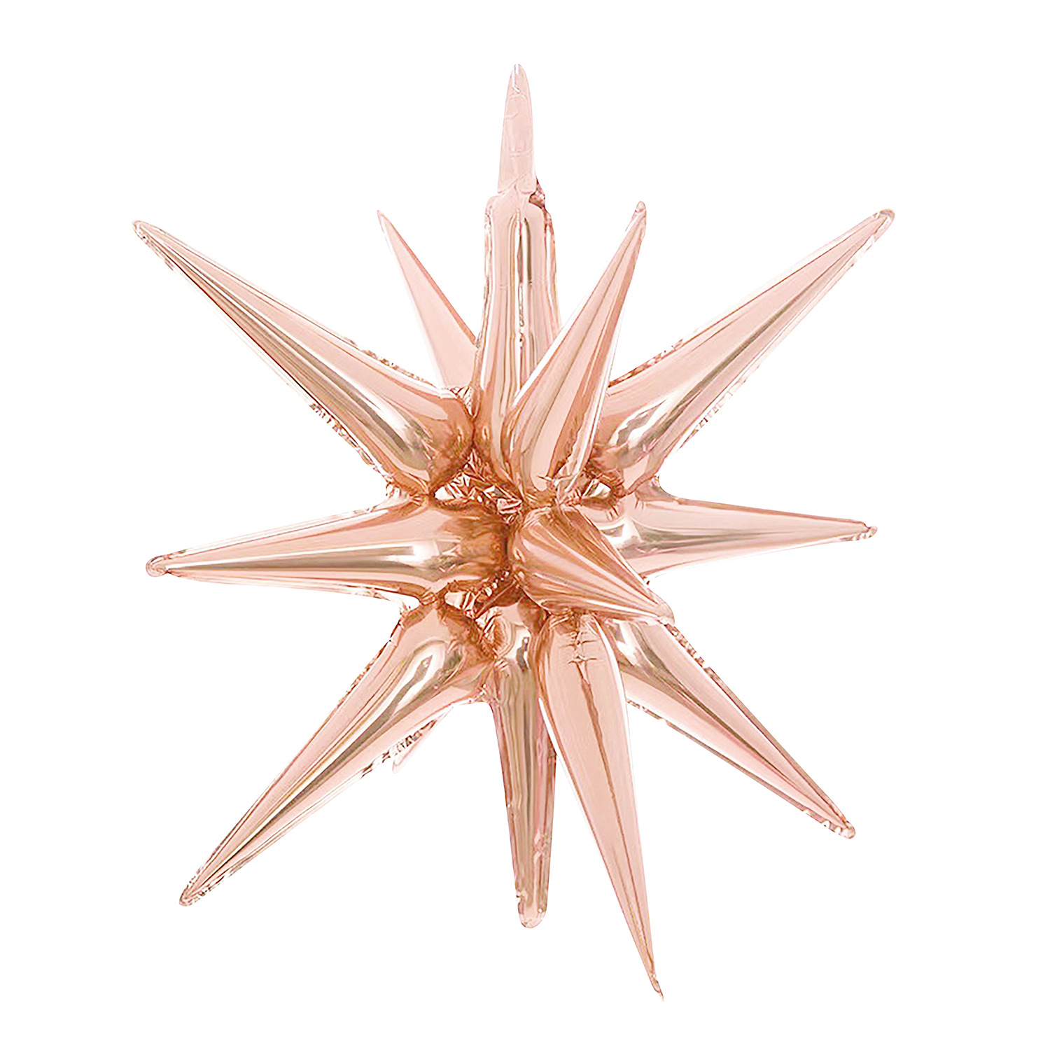 Transfronterizo de 22 pulgadas explotando una estrella en gota de agua brillante de aluminio 4D película de aluminio globo de aluminio diseño de fiesta de cumpleaños image 12