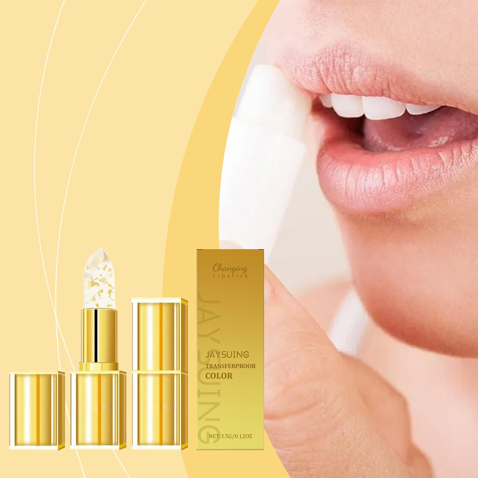 Jaysuing Color-Changing Moisturizing Lip Balm Gentle and Hydrating Care for Lip Skin Hydrating Care Lip Balm