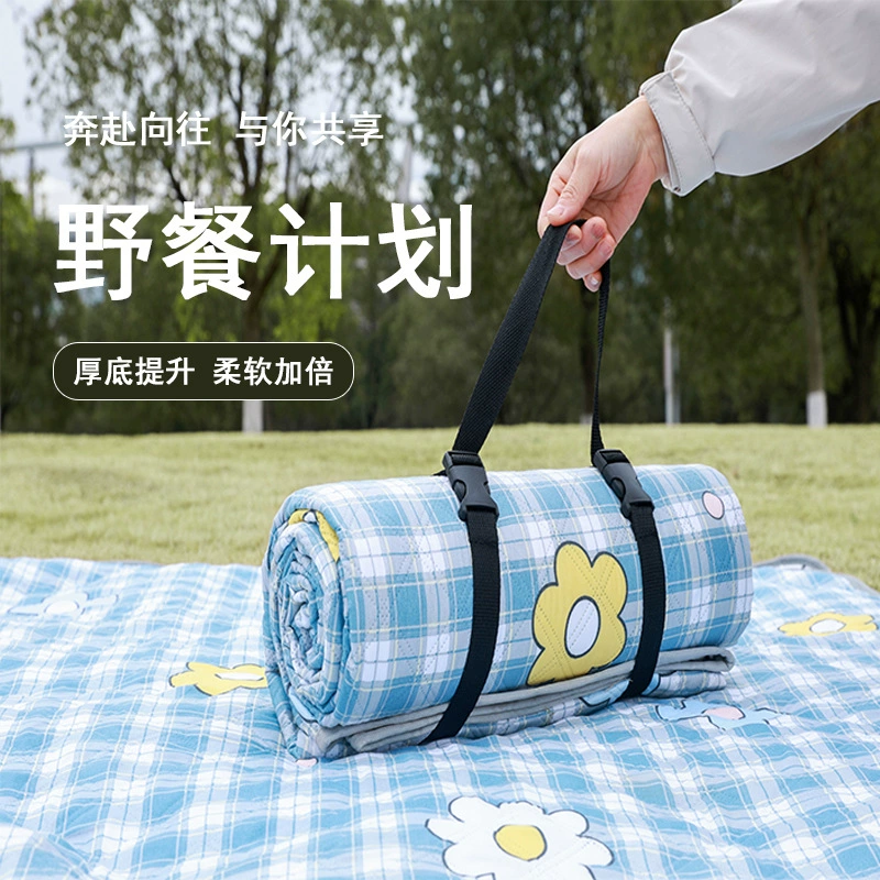 Коврики для пикника влагостойкие коврики утолщенные палатки для кемпинга внутренний коврик для пикника водонепроницаемый портативный газон весенний коврики наружные коврики