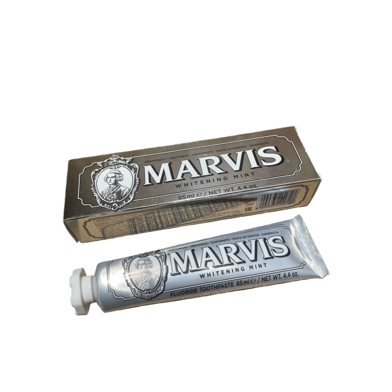 85ml pasta de dientes de menta italiana, pasta de dientes de color blanco brillante, regalo de mano al por mayor.