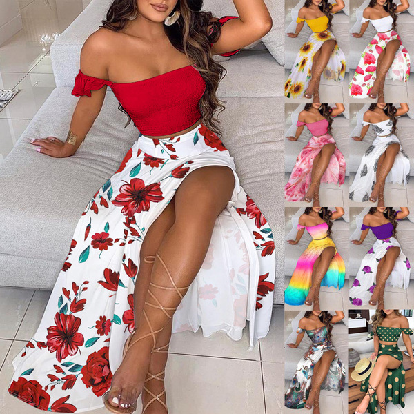 Summer long retro tube top