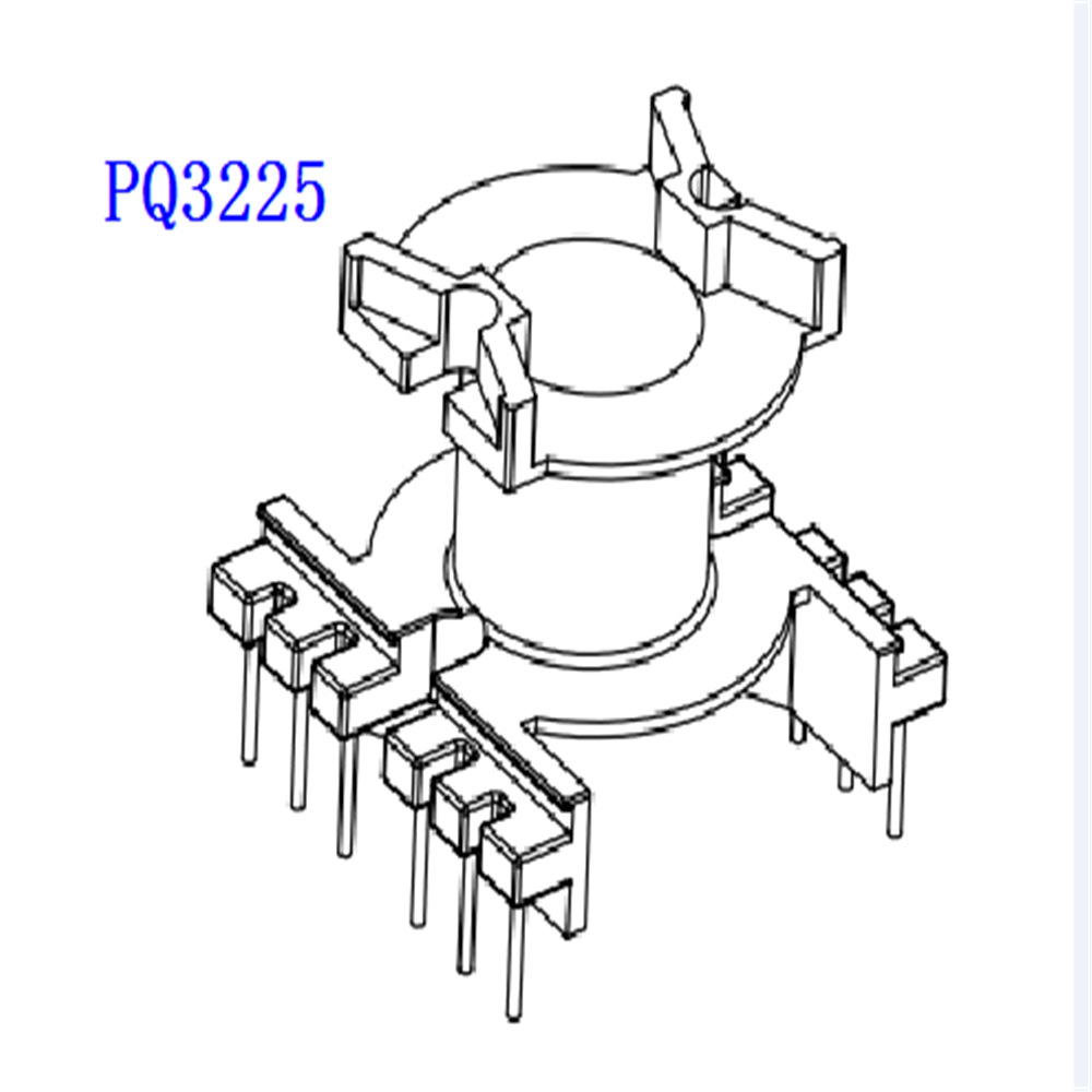 PQ3225距加宽电木骨架PQ26双槽变压器骨架立式